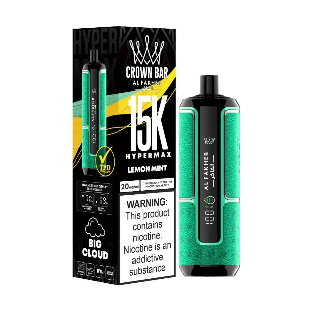 AL Fakher Crown Bar 15000 puffs - 5 mg