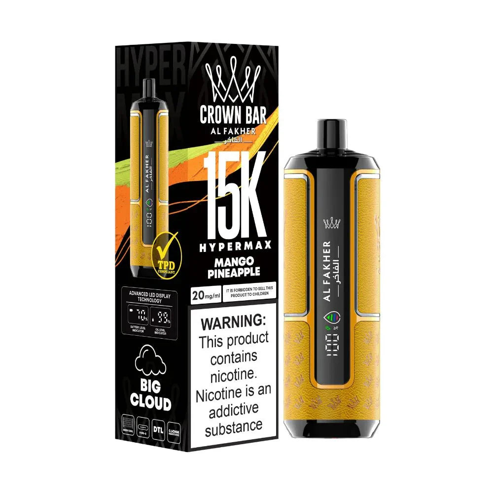AL Fakher Crown Bar 15000 puffs - 5 mg